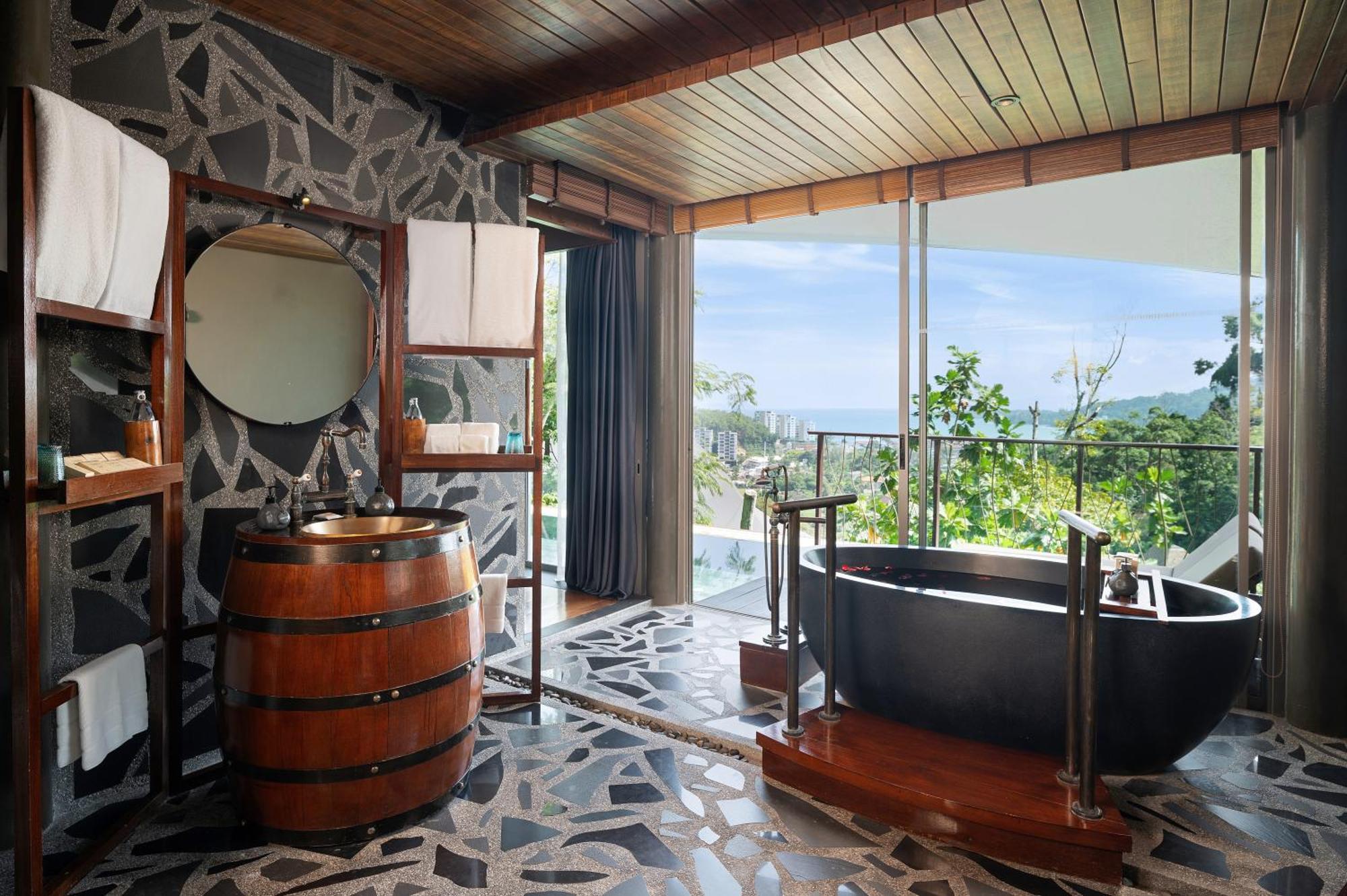 Keemala Hotel Kamala Beach Exterior photo Bathroom